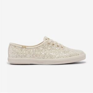 Keds × Kate Spade New York Sneakers Sparkle EUC Size 8 White
